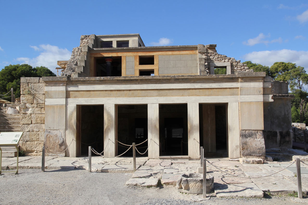 Knosszosz mínoszi palota (Knossos Palace) Kréta sziget látnivalói