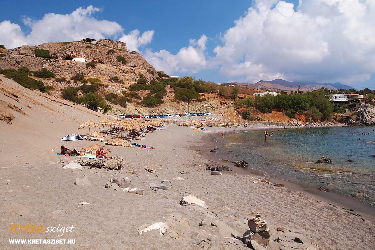 Agios Pavlos strand Dél-Kréta
