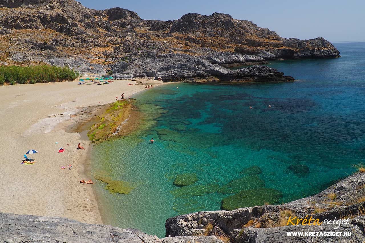 Ammoudi beach Kréta sziget, Rethymno régió strandjai