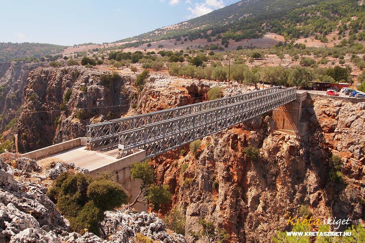 Aradena híd, szurdok, Nyugat-Kréta természeti látnivalók