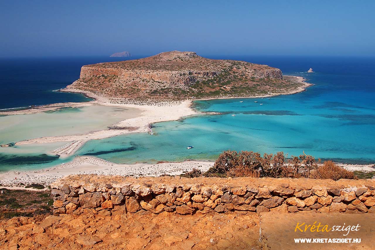 Balos strand, Kréta sziget, Görögország