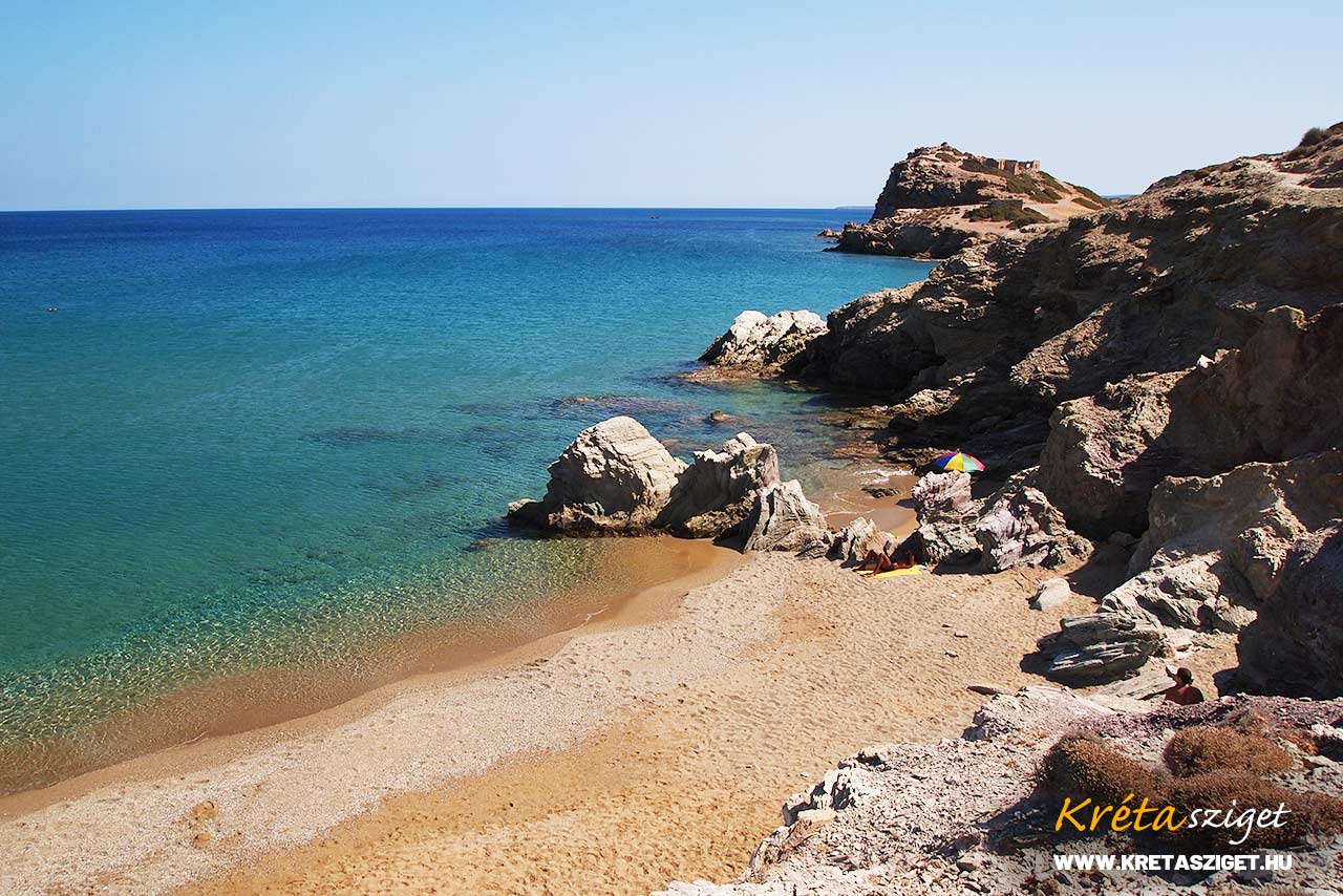 Erimoupolis strand Kelet-Kréta, Itanos