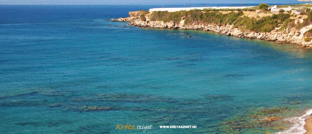 Ferma strand (Ferma beach) Kelet-Kréta strandok és tengerpartok