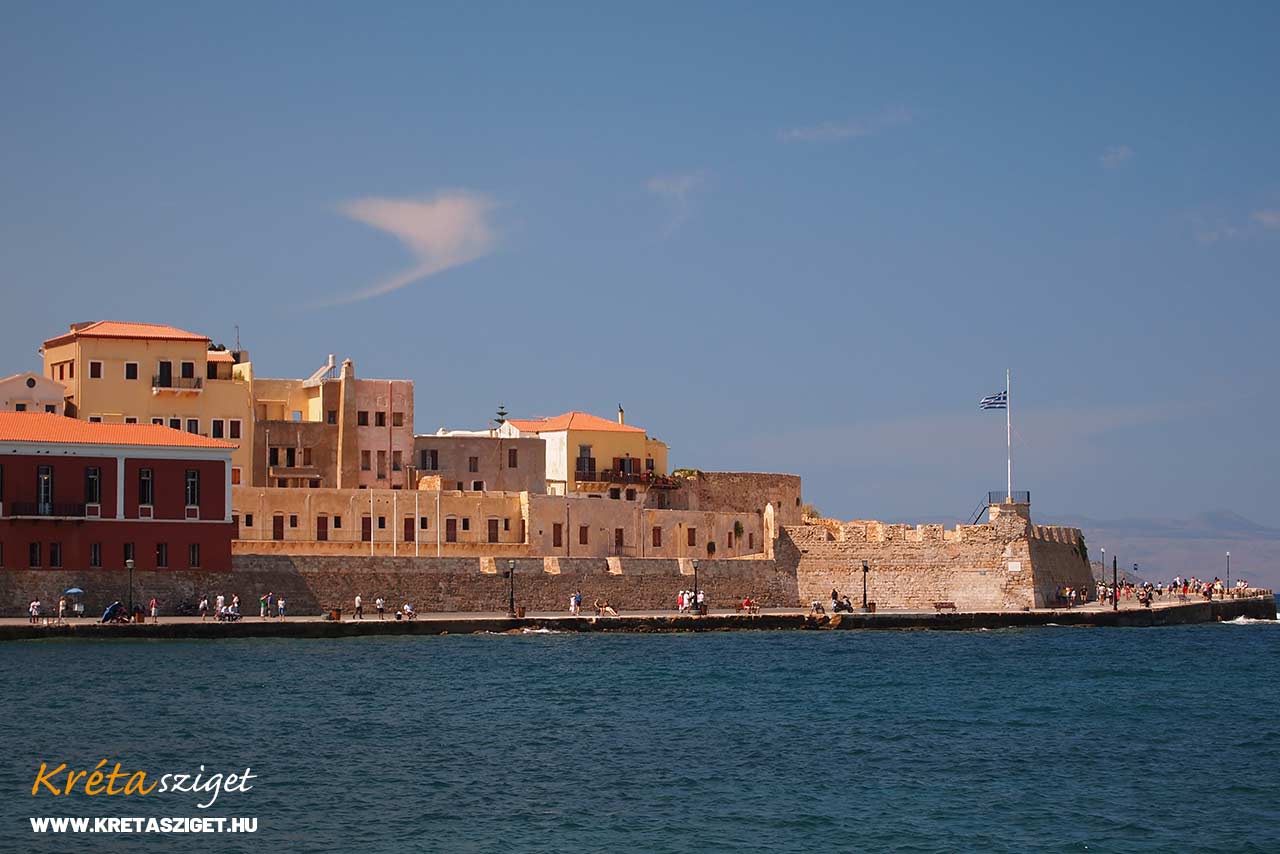 Firka velencei erőd (Firka Venetian Fortress) Chania látnivalói Nyugat-Kréta