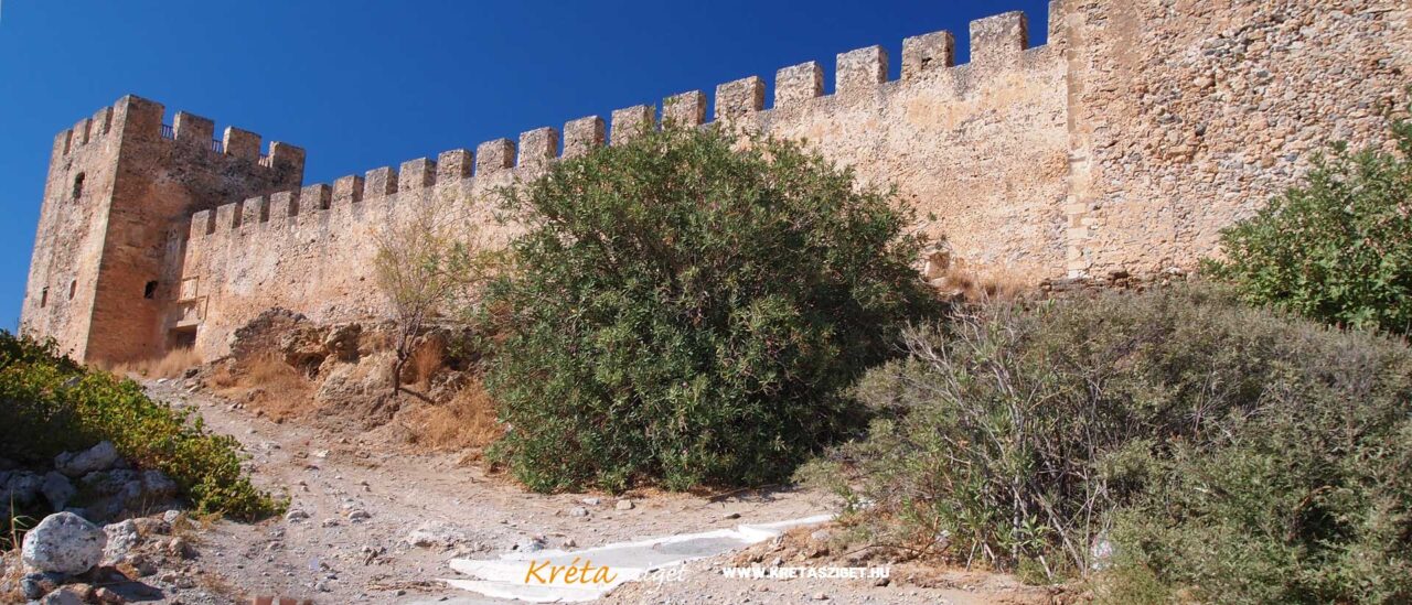Frangokastello erőd, vár, Nyugat-Kréta történelmi látnivalói