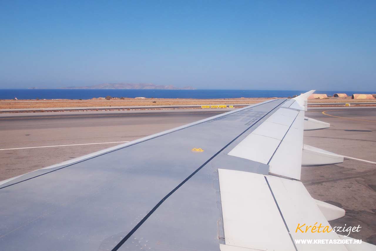 Kelet-Kréta repülővel, wizzair fapados járat Heraklion