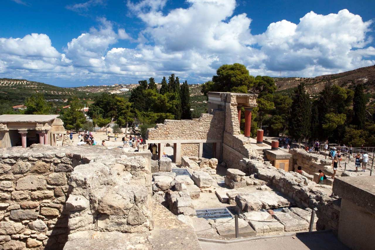 Knossos Kelet-Kréta legjobb látnivalói (Minoan Palace of Knossos)