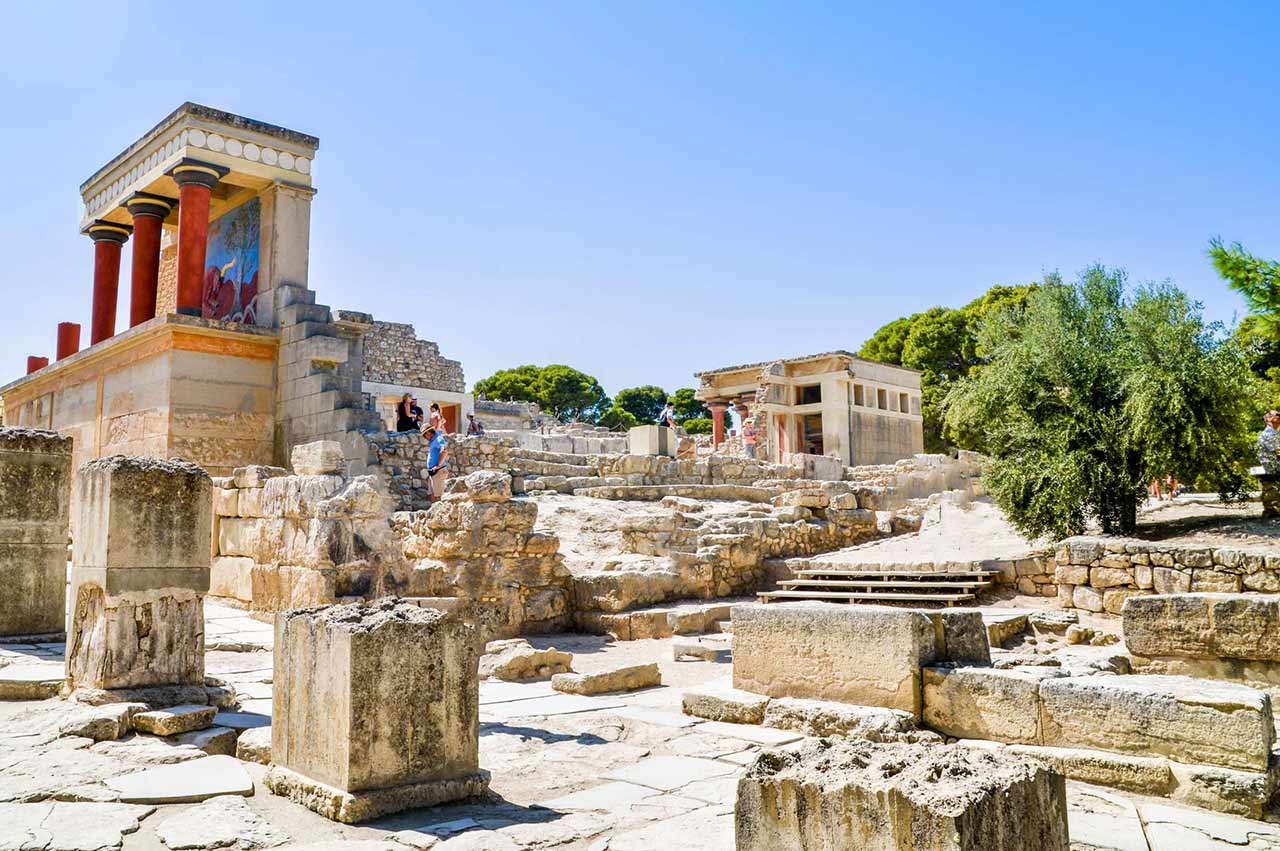 Knossos történelme és legendája (Knosszosz), Kréta sziget (Knossos Minoan Palace)