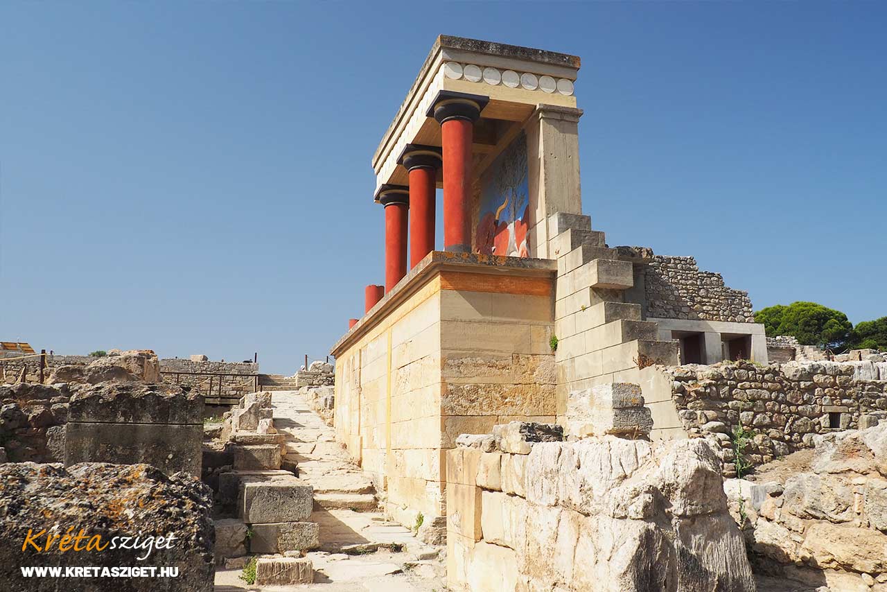 Knossos történelme és legendája (Knosszosz), Kréta sziget (Knossos Minoan Palace)