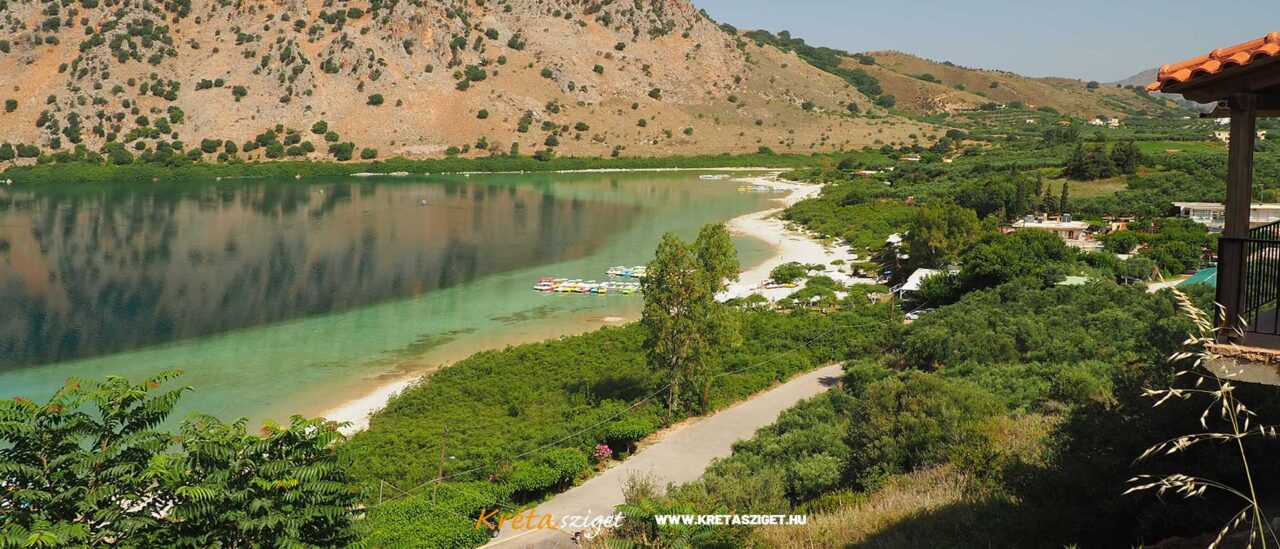 Kournas tó (Rethymno) Nyugat-Kréta látnivalói