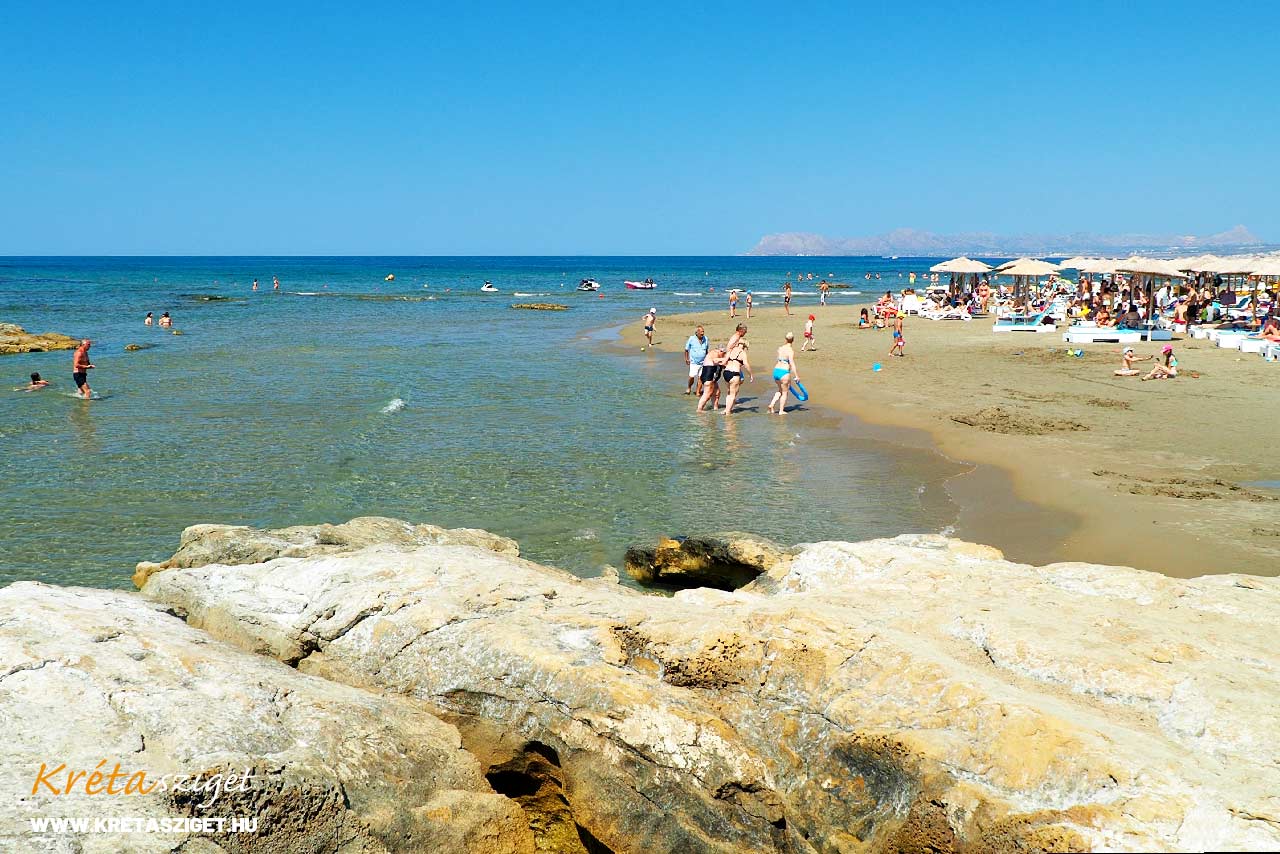 Nyugat-Kréta, Agia Marina strand