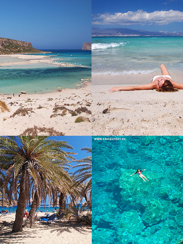 Kréta sziget strandok, tengerpartok