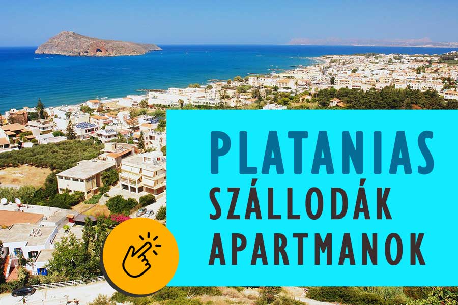 Platanias szállás apartman szálloda Kréta