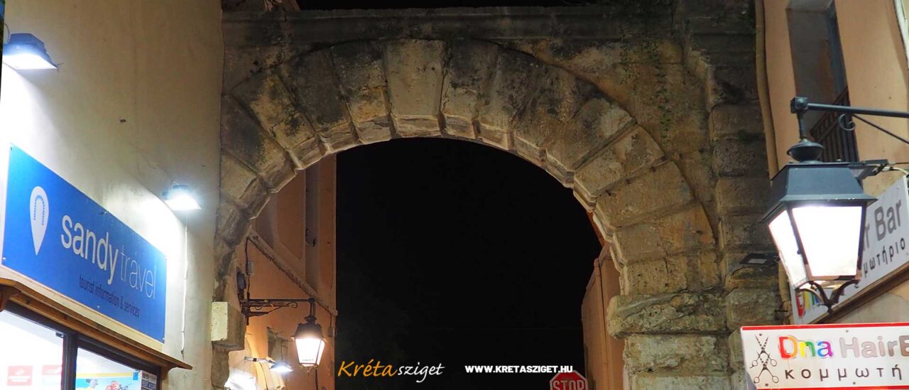 Porta Guora Rethymno látnivalók és óváros Kréta szigeten