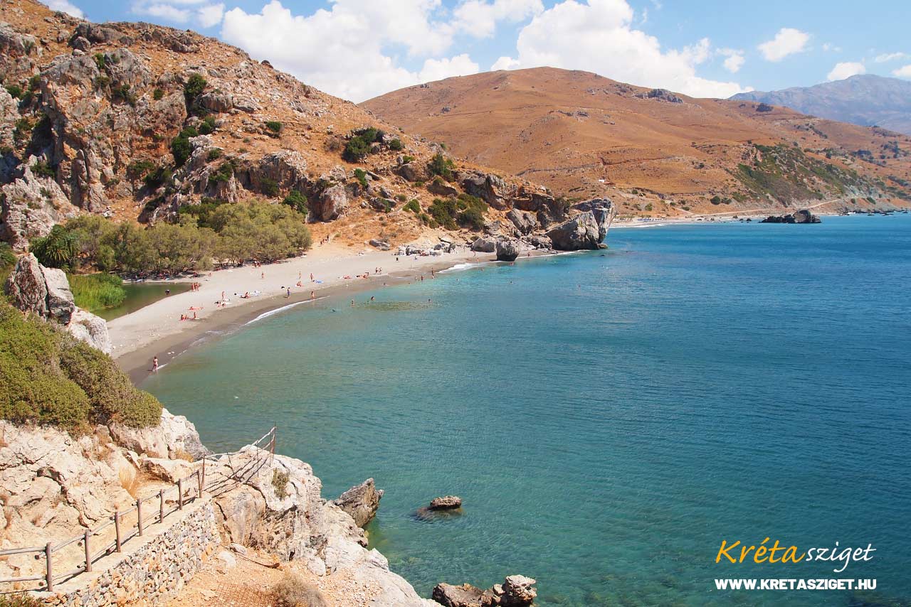 Preveli strand Kréta, Rethymno régó strandjai