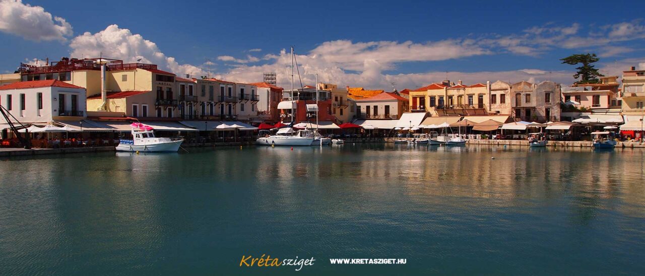 Rethymno velencei kikötője, az óváros legjobb látnivaló Nyugat-Kréta (Old Port, Venetian Harbour of Rethymno)