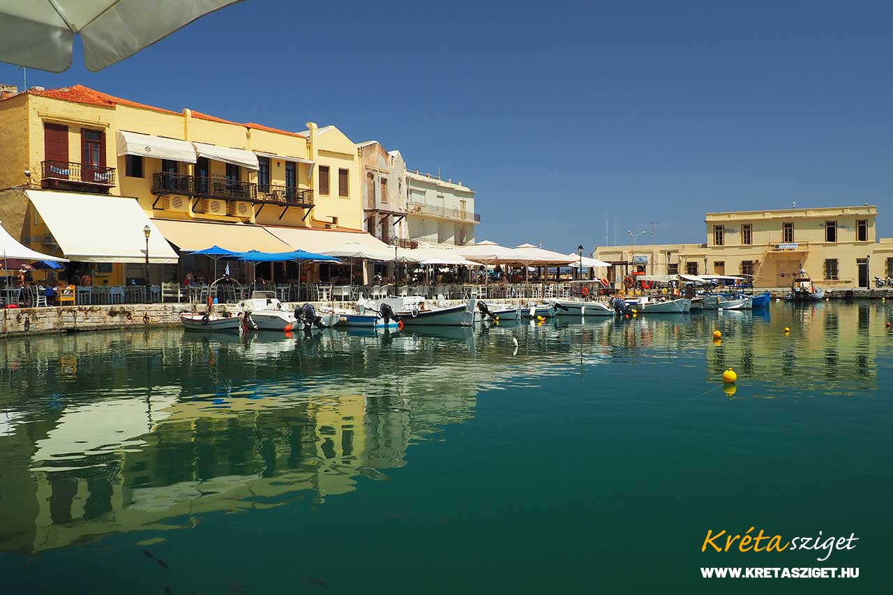 Rethymno velencei kikötő óváros (Old Port, Venetian Harbour Rethymno)